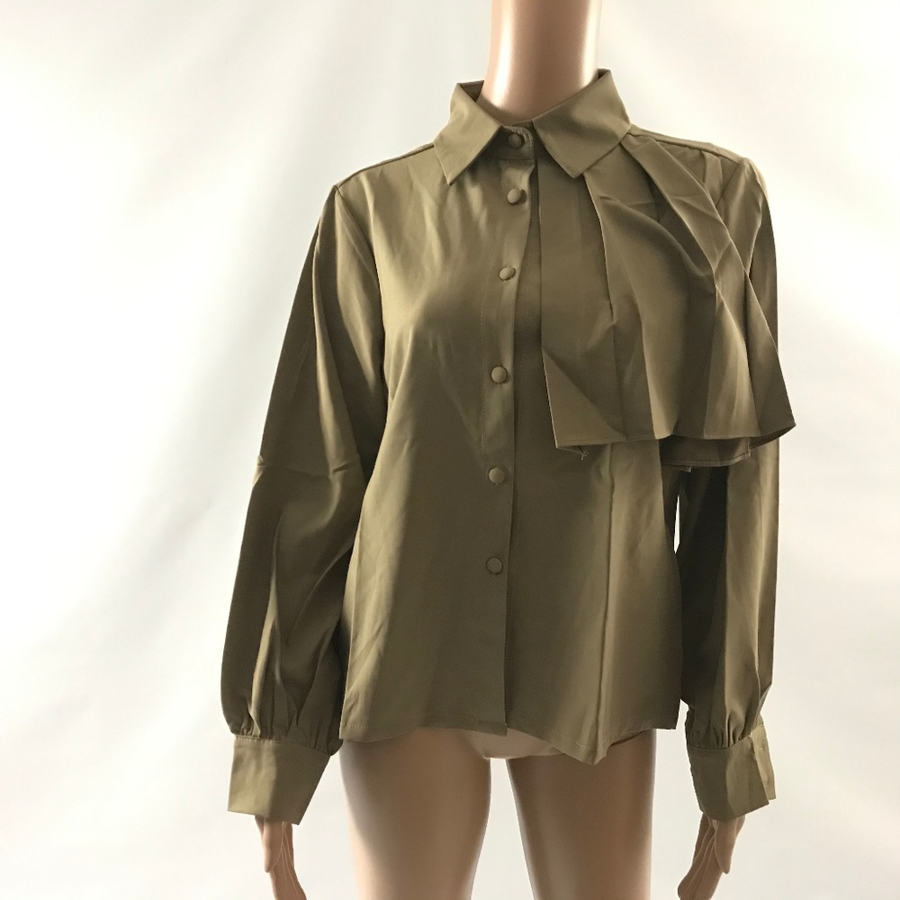 Two Twin Style Women's Boho Chic Button Down Shirt